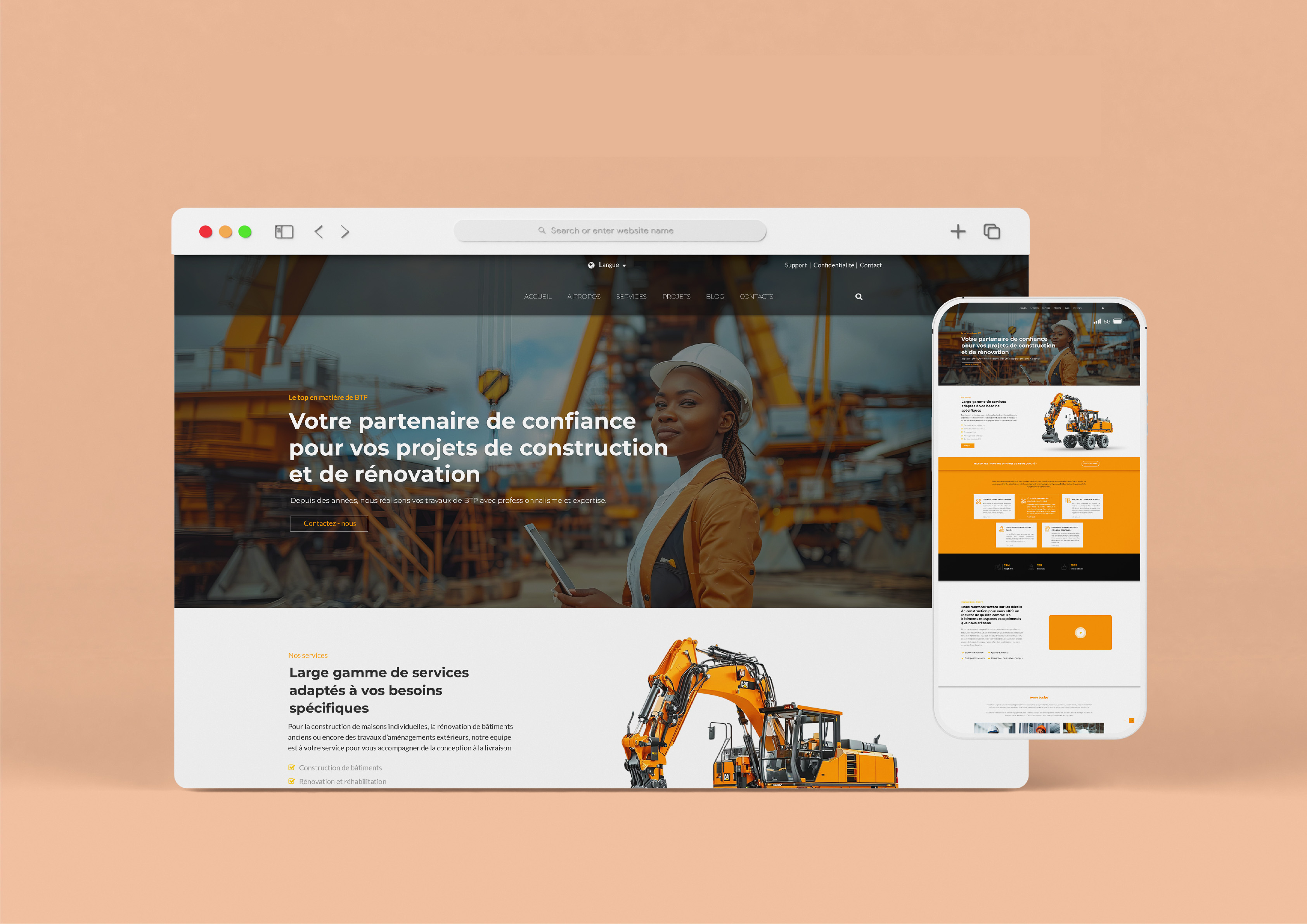 Site web professionnel